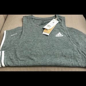 Adidas black Melange Primegreen training top